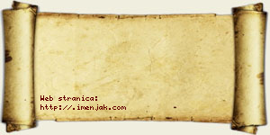 Nikolina Perušinović vizit kartica